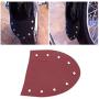 Qiilu Motorcycle Fender Mud Flap, Stable Motorcycle Modification Mudguard Cover Front Fender Mud Flap Accessories to Protect Your Tires (Red)