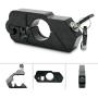 Motorcycle Grip Lock Handlebar Throttle Security Lock Anti-Theft Scooters with 2 Keys fit for ATV Motorcycles Dirt Street Bike (Silver)
