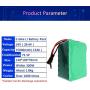 Jieoto 24V 15Ah Electric Bikes Battery 29.4V 7S 5P Rechargeable Lithium-ion Battery Pack with BMS and Charger Fit for 250W-50W E-Bike Scooters Motor