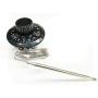 MACHSWON Capillary Car Thermostat, TS-120SR Cooling Radiator Fan Temperature Control Switch, Adjustable 0-120°C Heating/Cooling