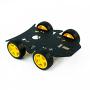 Yahboom Tire Wheel 4pcs Rubber Tyres 2.6in Tyres Model Gear Parts with Convex Wheel Hub for Programmable Smart RC Robot Car