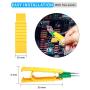 Fuses Assortment Kit - 330 PCS Car Blade Fuses - Mini & Standard Size(2A 3A 5A 7.5A 10A 15A 20A 25A 30A 35A 40AMP),Replacement Fuses for Automotive/RV/Truck/Motorcycle/Boat