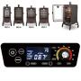 FlameSky BBQ Temperature Controller for Pit Boss Control Board Replacement Parts, Digital Thermostat Control Panel Kit, Digital Display Board with Upgrade LCD Screen Black