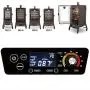 FlameSky BBQ Temperature Controller for Pit Boss Control Board Replacement Parts, Digital Thermostat Control Panel Kit, Digital Display Board with Upgrade LCD Screen Black