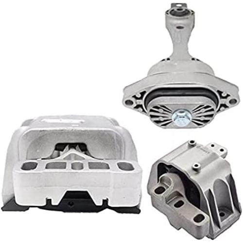 ENA Engine Motor and Trans Mount Set of 3 Compatible with Volkswagen 1999 2000 2001 2002 2003 2004 2005 2006 Beetle Golf Jetta 1.8L 2.0L Replacement for A6929 A6935 A6930
