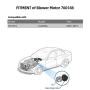700188 HVAC Blower Motor with Fan Compatible with Toyota Tacoma 2005-2015 Replaces 8710304043 Automotive OEM Replacement AC Heater Blower Motor Assembly for Air Conditioner