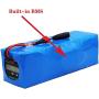 Wnicek E-Bike Battery 36V 14Ah Li-ion Battery 14000mAh 10S 5P Lithium Battery Pack with BMS + 42V Charger Fit for 500W 350W 300W 250W 200W Motor