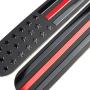 13FA Thin Red Line | Aluminum Alloy Flag Decal Sticker | 6.0” x 1.0” inches Waterproof Decals for Truck, Window and Motorcycle - Oval