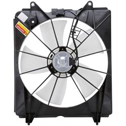 TYC 600820 Cooling Fan Assembly Compatible with 2007-2009 Honda CRV, Black
