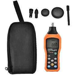 Digital Tachometer Motor Tachometer Gauge PEAKMETER PM6208A Contact Type Tachometer RPM Motor Speed Gauge Tester Meter Data Hold Display Back Light 50-19999RPM