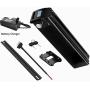 Jieoto E-Bike Pedelec Battery 36V/48 15AH Lithium Li-ion Folding Bike Replacement Battery Pack with Charger and BMS Protection Board, for 200W/350W/500W/750W Electric Bike Motors