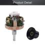 Fielect 25W 150R Ohm Ceramic Wire Wound Potentiometer Linear Rotary Resistor Rheostat with Knob for Industiral Machinery RPM Adjustment