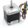 Nema 17 Stepper Motor 48mm 78oz-in 1.8A High Torque 52N.cm 2 Phase 1.8 Deg 4 Wire for 3D Printer/CNC Router XYZ Axis/Engraving Machine