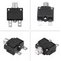 Thermal Overload Protector, AC 125/250V Push Reset Button Circuit Breaker Protector(15A)