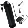 Jieoto 36V Electric Bicycle Battery 10AH 13AH 15AH 17AH E-Bike Bottle Type Lithium Battery with Charger and BMS Protection Board, for 200W 350W 500W 750W 1000W Electric Bike Motor