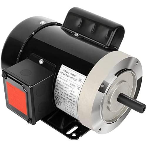 3/4HP Electric Motor 1725RPM General Purpose Single Phase Motor 115V/230V 56C Frame 5/8