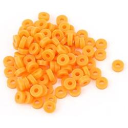 sourcing map Plastic Spacer Gasket Yellow 5mmx2mmx2mm, for RC Gear Motor 100 Pcs