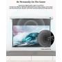 VIVIDSTORM-Movie Screens,Perforate Sound Transparent Obsidian Long Focus ALR Screen,Deluxe Tensioned Screen,Compatible with Lumen up to 2500ANSI Short Throw Projector,V6JLPALR84H