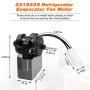 2315539 Refrigerator Evaporator Fan Motor by Blutoget - Compatible with Whirlpool Ken-More Refrigerator - Replaces 2219689 2225625 W10438708 WP2315539VP AP6007247 PS11740359
