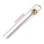 DC 6/12V N20 Metal Speed Reduction Motor Micro Electric Motor with Long Output Shaft M4 x 100mm(6V 60RPM)