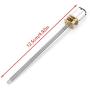 DC 6/12V N20 Metal Speed Reduction Motor Micro Electric Motor With Long Output Shaft M4 x 100mm(6V 200RPM)