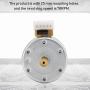 Vbestlife Turntable Motor, Turntable Motor with 3 Speed DC 12V Vinyl Record Recorder, with 25 mm mounting Hole for Most 3 Speed Turntables