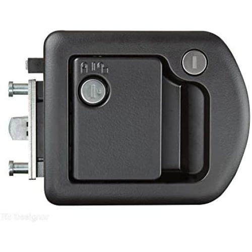 RV Designer T507 Motorhome Entrance Door Lock with Built-in Deadbolt for TriMark, Regular