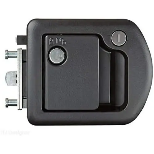 Verrou de porte d'entrée pour camping-car RV Designer T507 avec pêne intégré pour TriMark, Standard Verrou de porte d'entrée pour camping-car RV Designer T507 avec pêne intégré pour TriMark, Standard