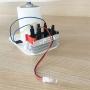 CHIXIA Micro DC Motor DIY Windmill Model Vertical Axis Wind Turbine Generator with Small LED Lights-White 10w (y5wog-001)