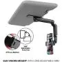VARGTR Sun Visor Car Phone Holder, Mount Clip for Car Cellphone，1080°Rotatable Sun Visor Phone Holder for Car Multifunctional,Foldable Car Phone Mount for Sun Visor Rearview Mirror Steering Wheel