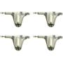Upgraded Motors Motor Bases Shaft Lever Gears for Syma X11 X11C RC Quad Copter Quadrotor Drone Replacement Spare Parts CCW and CW with Gear Toy