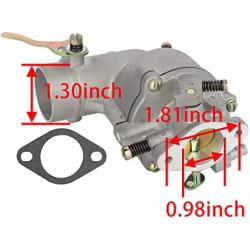 Allong 390323 Carburetor Air Filter Fuel Hose Shut Off Valve for 394228 299169 7 8 9 HP Horizontal Engine Motor Generator Tiller Mower Carb To-ro 293950 394514