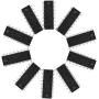 ifundom 10pcs L293D DIP 16- pin IC Stepper Motor Drivers Controllers (Black)