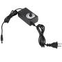 AC to DC Adapter 3-12V 2A Adjustable Power Supply Motor Speed Controller with US Plug for Electric Fan, Submersible Pump Safety Equipment, Beauty Meter