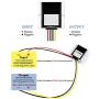 Golf Cart DC Converter 48V Voltage Reducer to 24V 10A Regulator Multipurpose Engine Protection Motor Vehicle Repair Boat Solar System LED Display Fan