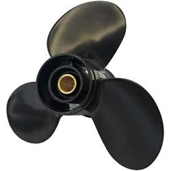 COPKINGO Boat Propeller 9 1/4x9 for Mercury Outboard 9.9-20HP 14 Tooth/Outboard Propeller for Tohatsu Engine 9.9HP 15HP 18HP 9.25x9