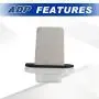 ADP HVAC Blower Motor Resistor Compatible with Nissan, Infiniti Vehicles - Rogue Pathfinder Sentra Maxima Titan NV1500 NV2500 NV3500 G20 I30 JX35 Q45 QX4 QX60 - Replace # 27761-4BA0A, 27226-70T03