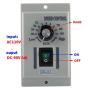 24V-90VMotor Speed Controller Adjustable Single Phase Motor Speed Controller 0.02-400w Input AC 110V for 24V, 36V, 90V DC Motors