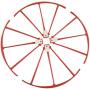Upgraded Spare Parts Replacement for Syma X5UW X5UC RC Quadcopter Helicopter Copter Toy Motor Three-Blade 3 Blades Propellers Propeller Protectors Blades Frame Landing Skid Included Screws Set (Red)