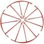 Upgraded Spare Parts Replacement for Syma X5UW X5UC RC Quadcopter Helicopter Copter Toy Motor Three-Blade 3 Blades Propellers Propeller Protectors Blades Frame Landing Skid Included Screws Set (Red)
