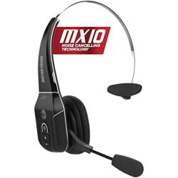 Premier Accessory Group Motor Trend Bluetooth Headset with MX-10 Noise Cancellation, Black