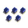 Teyleten Robot TMC2209 V2.0 Stepper Motor Driver StepStick 2.5A UART Ultra Silent for Nano SKR V1.3/1.4 Ender 3 Control Board 3D Printer Parts Replace A4988 5pcs