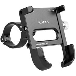 ROTTO Bike Phone Mount Bicycle Motorcycle Cell Phone Holder All Aluminum with 360°Rotation Adjustable