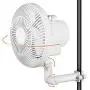 HZYOUMU Grow Tent Fan Oscillating,6 inch 2 Speed Adjustable Tilt Clip on Fan 25W Copper Wire Motor 0.4