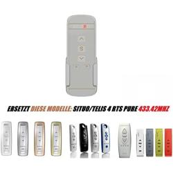 Telis/Situo 4 RTS Pure 5-Channel 433.42MHZ Remote to Control 5pcs Different Somfy Blinds and Shades and Roller Shutter(1Pack)