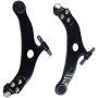 DRIVESTAR MS86169 MS86170 Front Lower Control Arms, with Ball Joint Bushing, for 2004 2005 2006 2007 2008 2009 2010 for Toyota Sienna, Front Suspension both Driver and Passenger Side