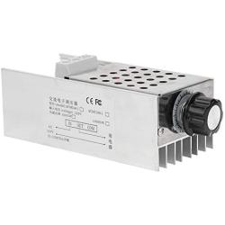 SCR Voltage Regulator 10000W Ultra High PowerSpeed Controller Dimmer Thermostat AC 110V 220V Voltage Regulator Speed Temperature Controller Speed Controller Dimmer Thermostat