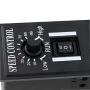 EElabper Motor Speed Controller DC PWM Brush Generator Control Adjustable 10-60V 6A with Reversible Switch