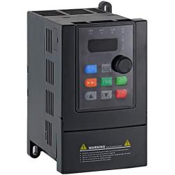 ATO 1/2 hp 0.4 kW VFD, 3A, Single Phase 220V Input to 3 Phase Output Variable Frequency Drive, for AC Motor Speed Controls