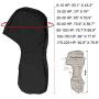 munirater Outboard Boat Motor Cover,with 600D Heavy Duty Oxford Fabric + Extra PVC Coating,Waterproof Outboard Engine Covers Replacement for 175-225 HP Motors